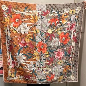 Gucci Multicolor Silk Scarf